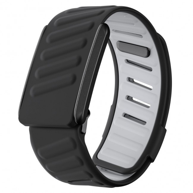 MARGOUN Silicone Sports Band Strap Compatible with Whoop 5.0 /MG,One, Peak &amp; Life Devices, ECG Compatiblity, for Men Women, Breathable Adjustable Waterproof Replacement Wristband - Black