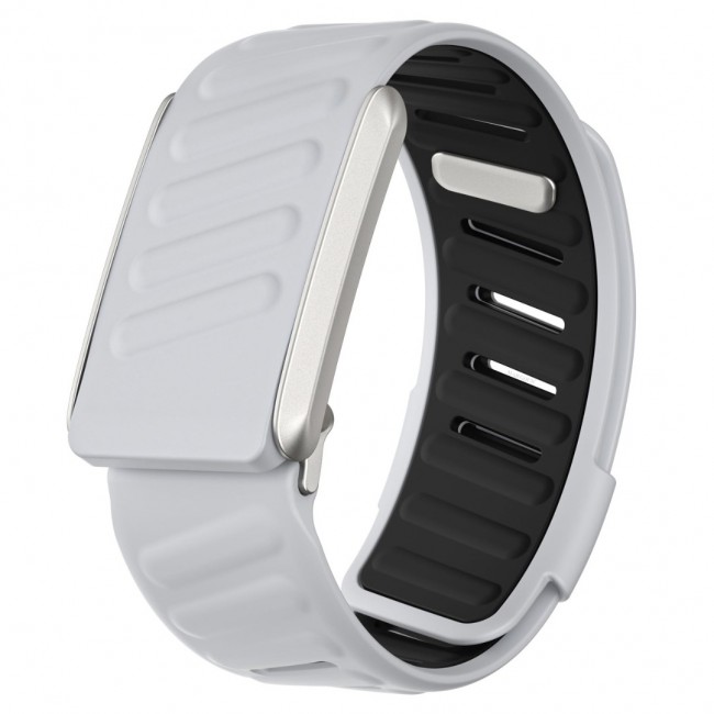 MARGOUN Silicone Sports Band Strap Compatible with Whoop 5.0 /MG,One, Peak &amp; Life Devices, ECG Compatiblity, for Men Women, Breathable Adjustable Waterproof Replacement Wristband - Light Grey