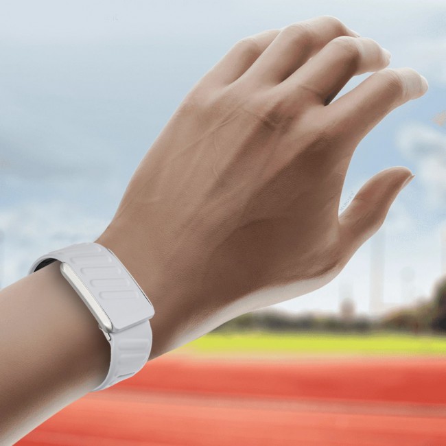 MARGOUN Sport Band for Whoop 4.0, Breathable Adjustable Wristband, Water Proof, Replacement Strap, Soft, Comfort, Durability, Easy to Use - Light Grey