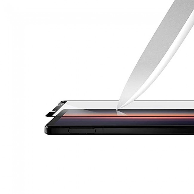 Sony Xperia 1 iii Side Black 3D Tempered Screen Protector Grand Shieldz by Margoun