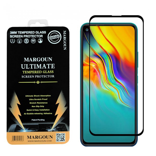Tecno Smart 5 Full Glue 3D Tempered Glass Screen Protector Ultimate Margoun