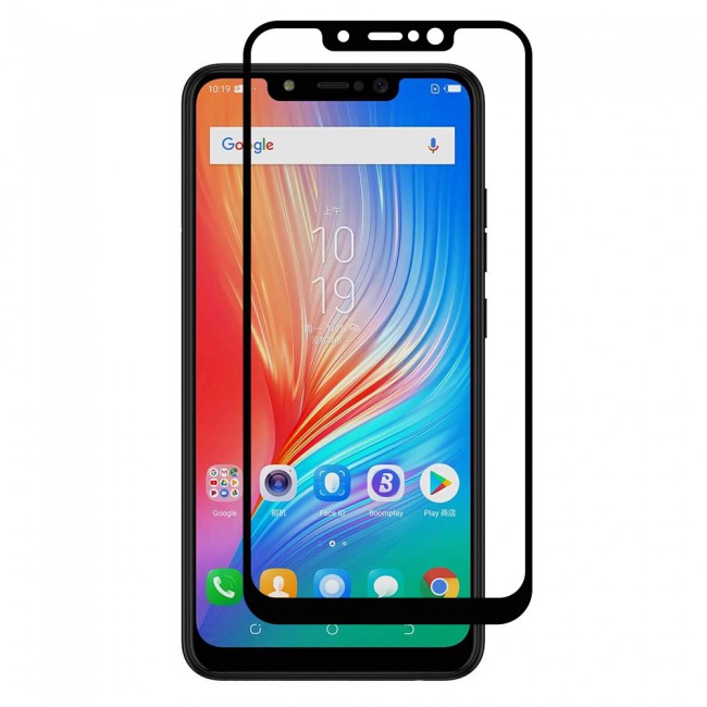 Tecno Spark 3 Pro KB8 Full Glue 3D Tempered Glass Screen Protector Grand Shieldz by Margoun