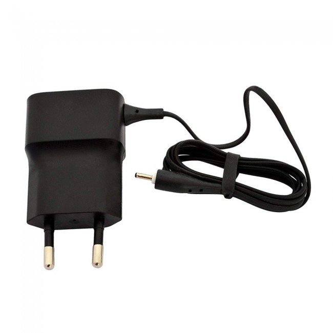 Margoun Thin Pin AC-11E (2mm) Charger with EU 2-Pin Plug for Nokia Phones - Black