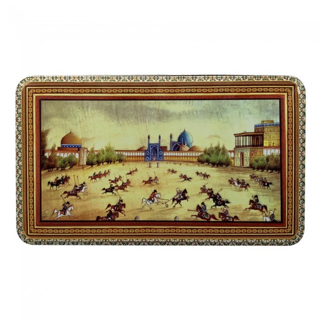 Traditional Persian Khatam Marquetry Sweet Jewelry Box 