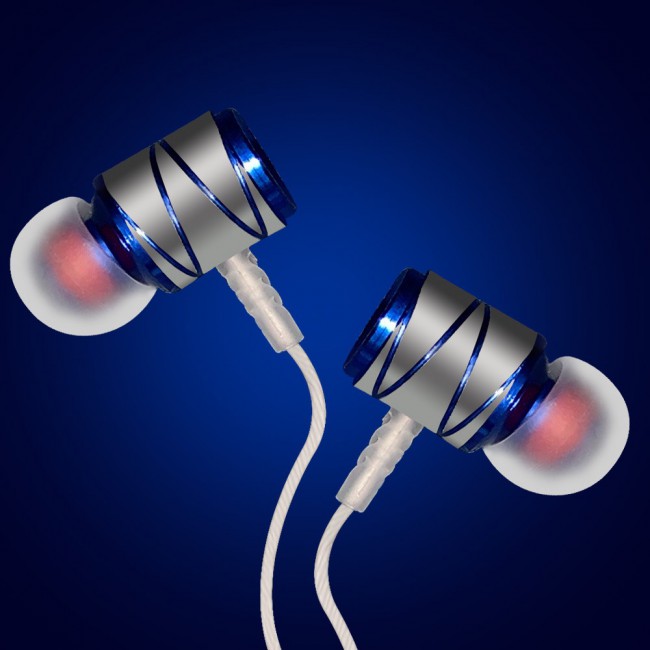 Type-C In-Ear Wired Headphones Blue-Margoun