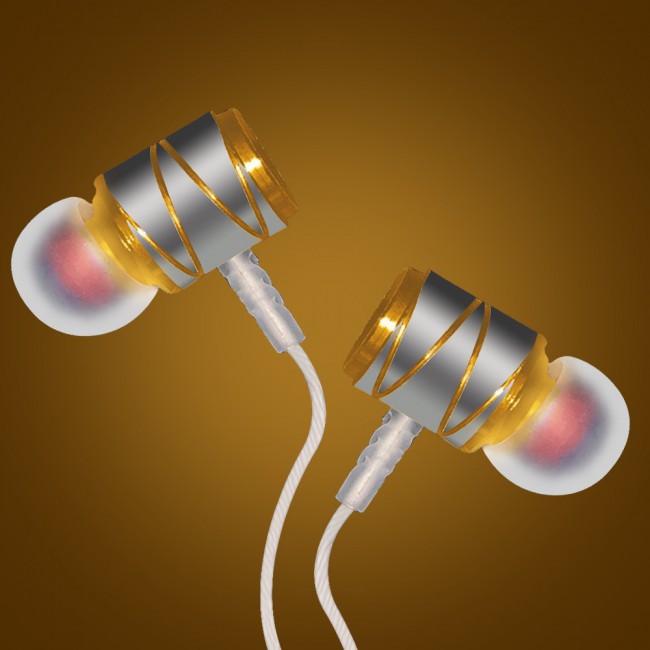 Type-C In-Ear Wired Headphones Gold-Margoun