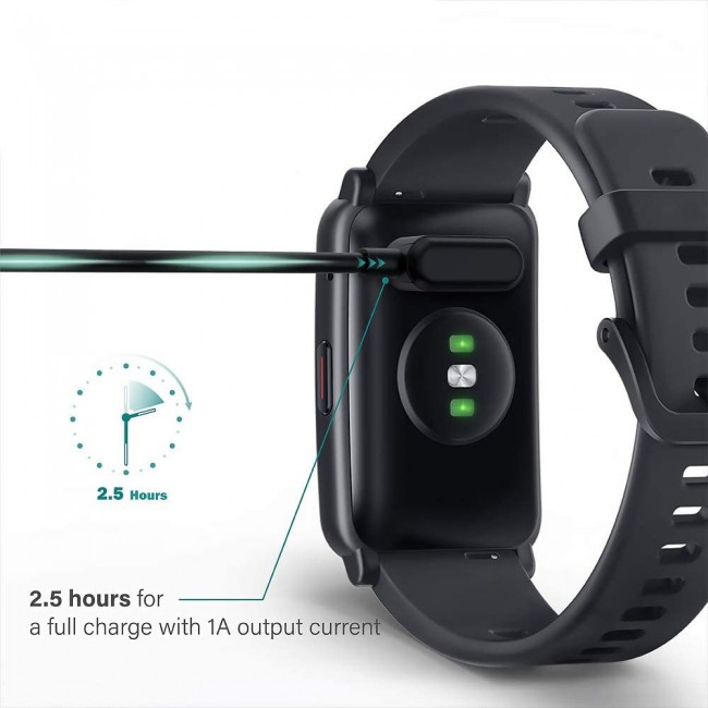 Margoun USB Magnetic Charging Cable Cord for Huawei Watch Fit - Black