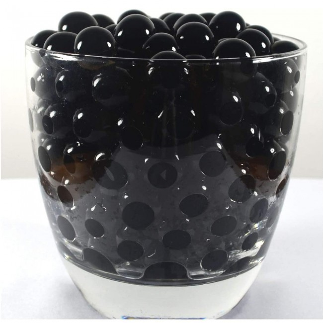 Water Beads Jelly Water Balls 500Pcs 16.5 grams - Black