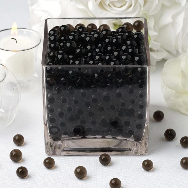 Water Beads Jelly Water Balls 500Pcs 16.5 grams - Black