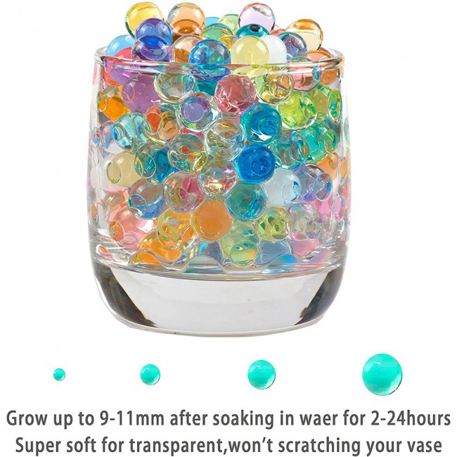 Water Beads Jelly Water Balls 500Pcs 16.5 grams - Multicolor