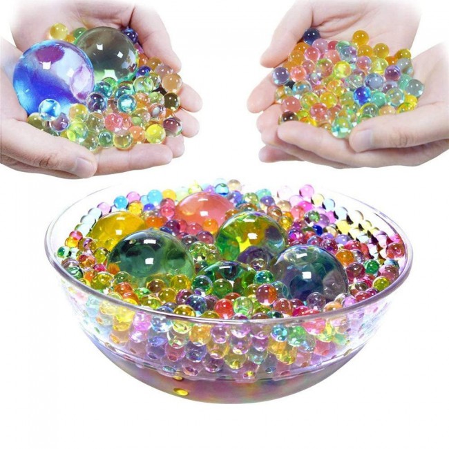 Water Beads Jelly Water Balls 1000Pcs 33 grams - Multicolor