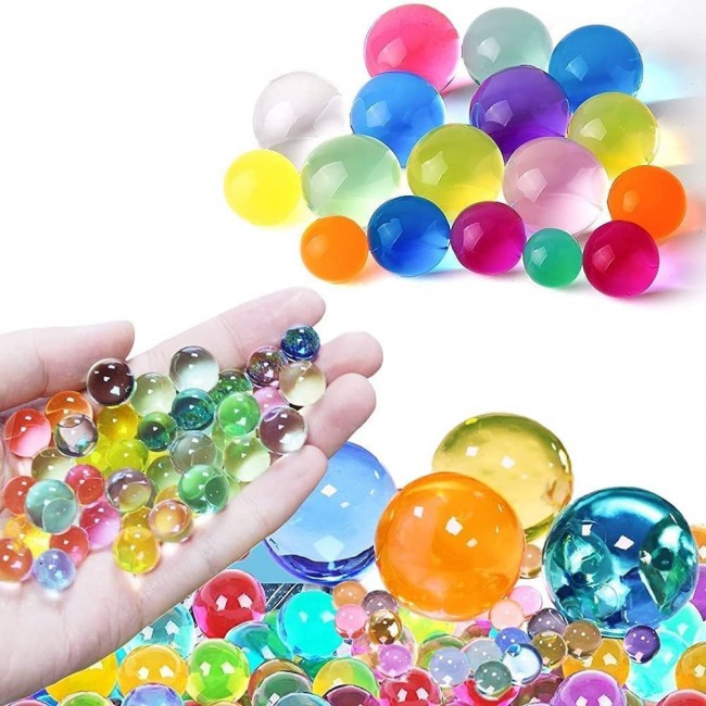 Water Beads Jelly Water Balls 500Pcs 16.5 grams - Multicolor