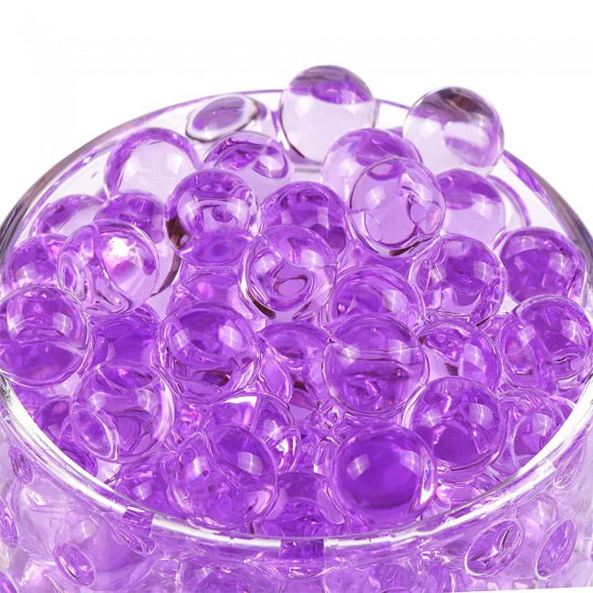 Water Beads Jelly Water Balls 1000Pcs 33 grams - Purple