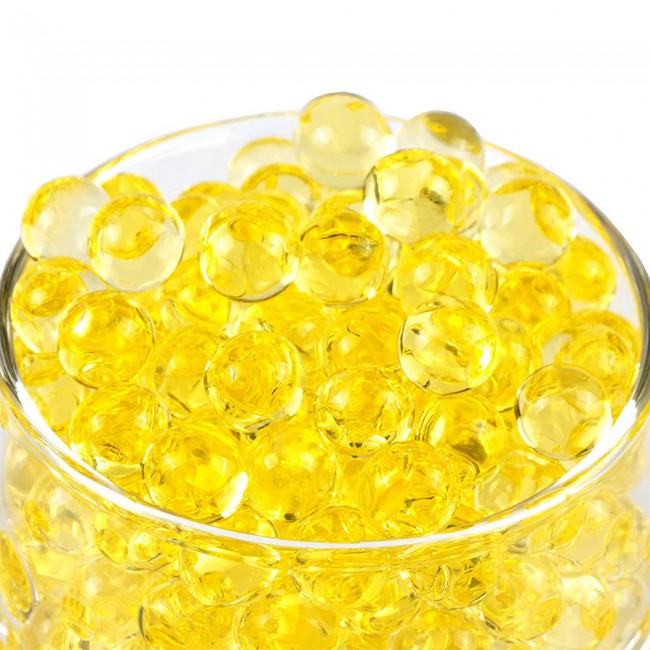 Water Beads Jelly Water Balls 1000Pcs 33 grams -  Yellow