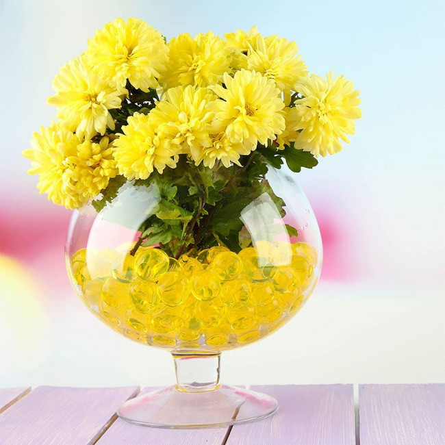 Water Beads Jelly Water Balls 500Pcs 16.5 grams - Yellow