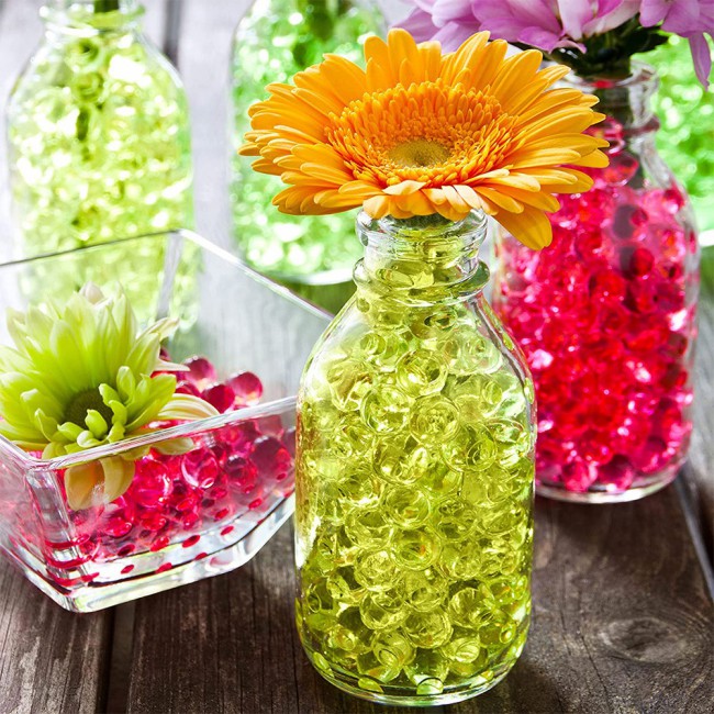Water Beads Jelly Water Balls 1000Pcs 33 grams -  Yellow