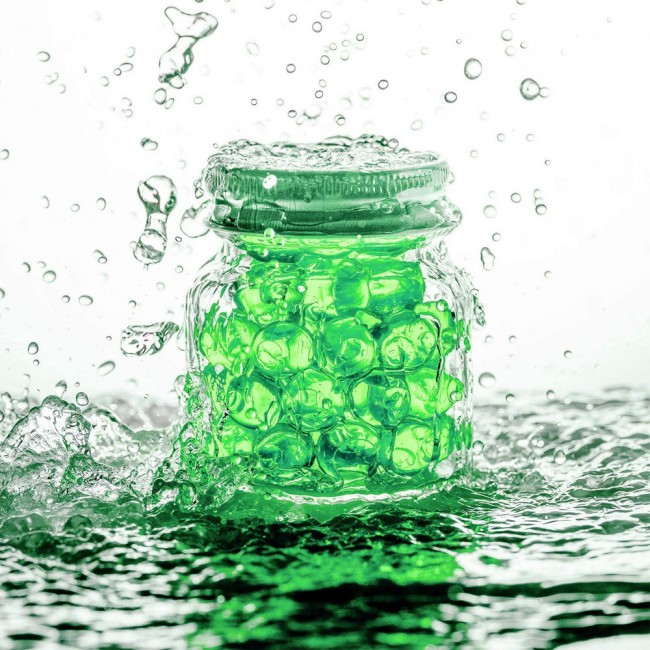 Water Beads Jelly Water Balls 1000Pcs 33 grams -  Green
