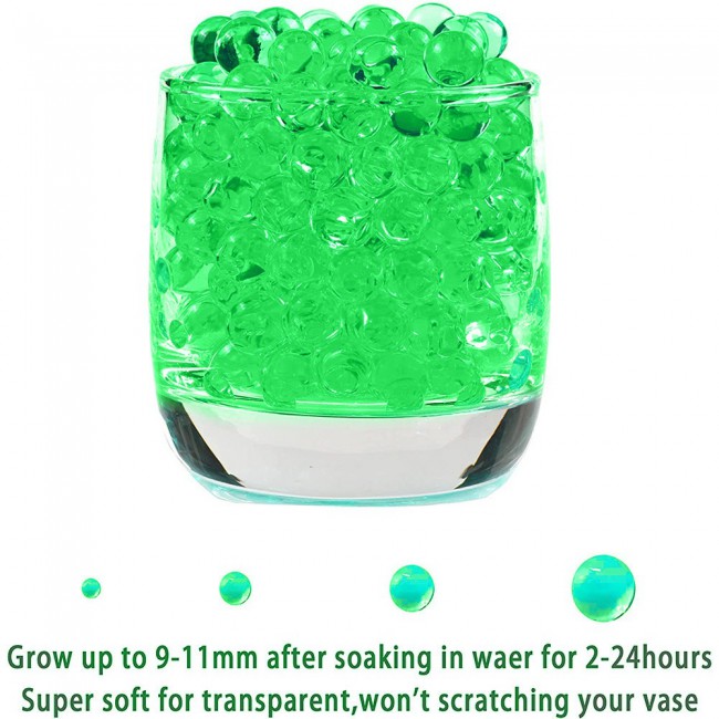 Water Beads Jelly Water Balls 1000Pcs 33 grams -  Green