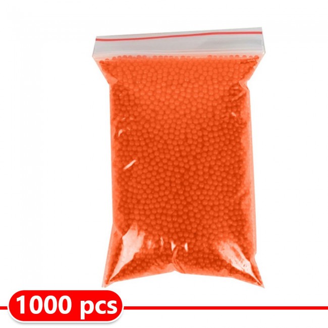 Water Beads Jelly Water Balls 1000Pcs 33 grams - Orange