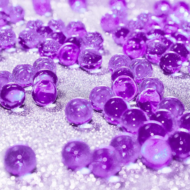 Water Beads Jelly Water Balls 500Pcs 16.5 grams - Purple