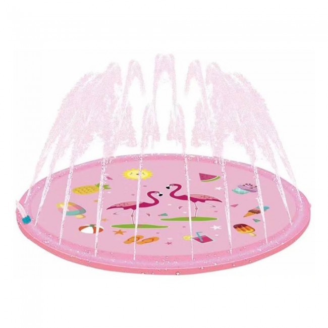 Margoun Water Sprinkler Pad Summer Toys for Kids and Toddlers - Pink