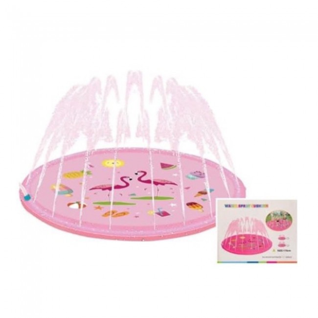 Margoun Water Sprinkler Pad Summer Toys for Kids and Toddlers - Pink
