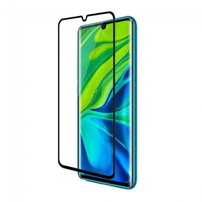 Xiaomi Mi CC9 Pro 3D Tempered Glass 2 Pack Super Shieldz Margoun- Black Frame