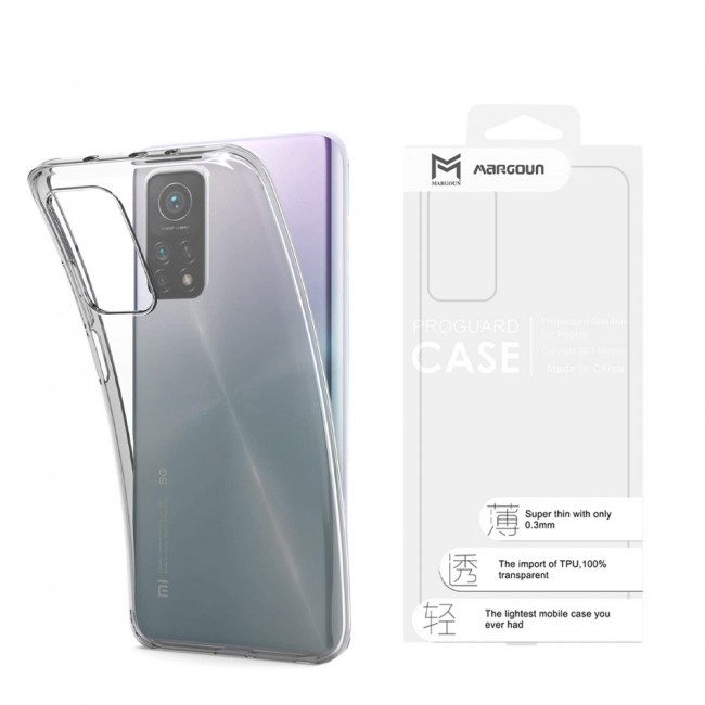 Xiaomi Mi 10T 5G Clear TPU Case Cover Proguard by Margoun