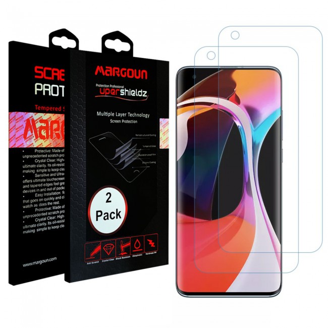 Xiaomi Mi 10 5G Tempered Glass Super Shieldz 2 Pack Margoun - Clear