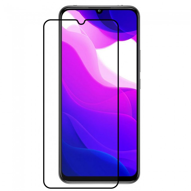 Xiaomi Mi 10 Lite 5G Tempered Glass 3D Grand Shieldz Margoun - Black Frame