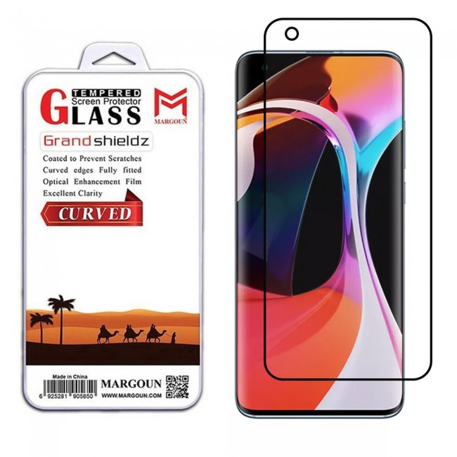 Xiaomi Mi 10 Pro 5G Tempered Glass 3D Grand Shieldz Margoun - Black Frame