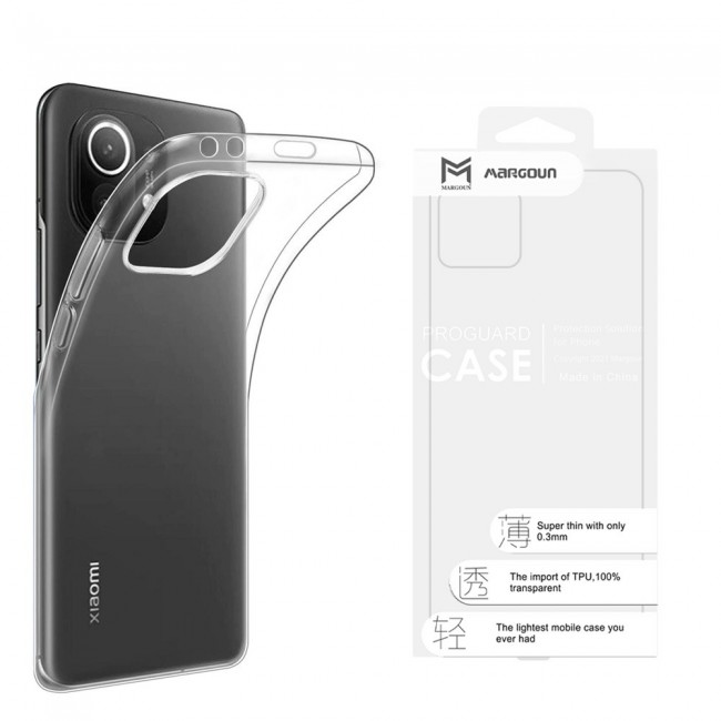 Xiaomi Mi 11 Clear TPU Case Cover Proguard by Margoun