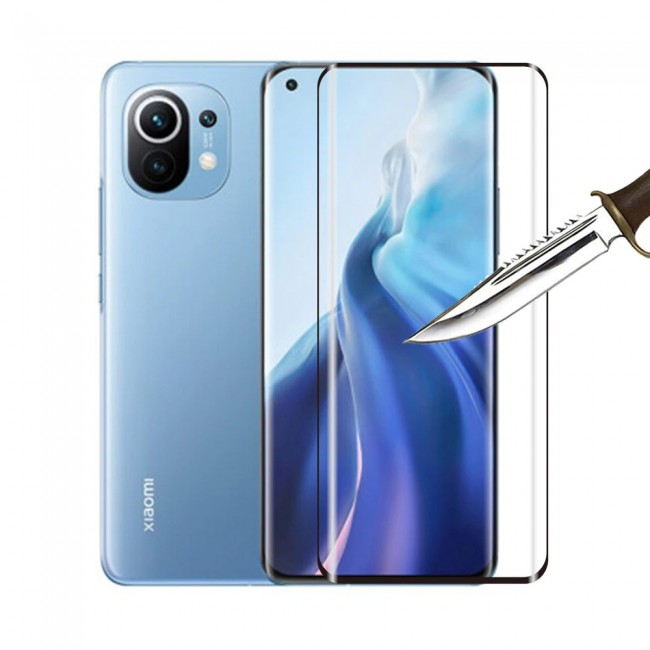 Xiaomi Mi 11 Tempered 3D Glass Screen Protector Ultimate Margoun – Black Edge