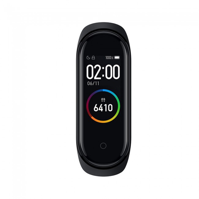 Margoun Silicone Band for Xiaomi Mi Band 3 and Mi Band 4 - Black