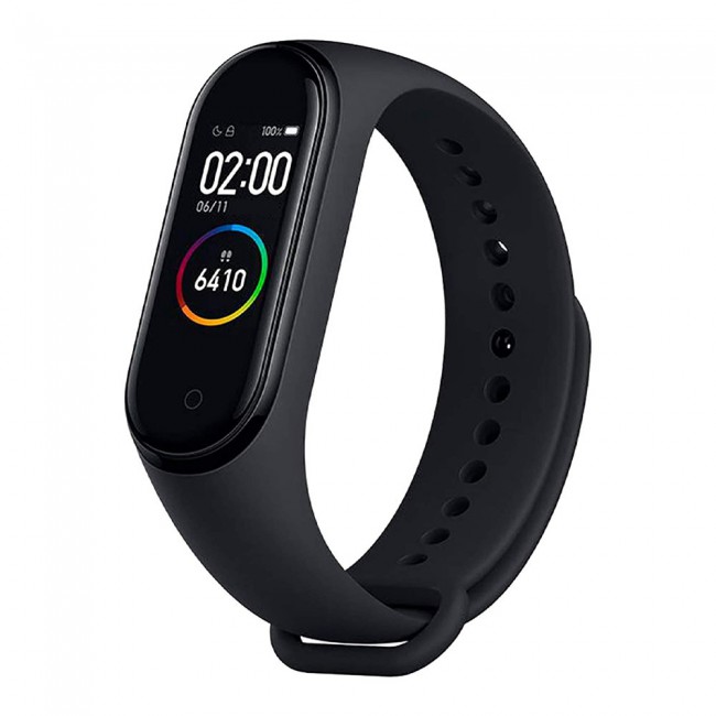Margoun Silicone Band for Xiaomi Mi Band 3 and Mi Band 4 - Black