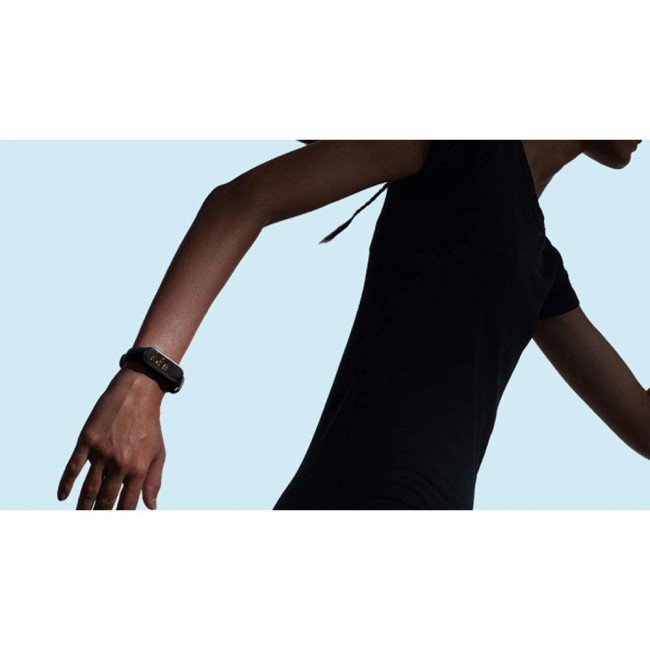Margoun Silicone Band for Xiaomi Mi Band 3 and Mi Band 4 - Black