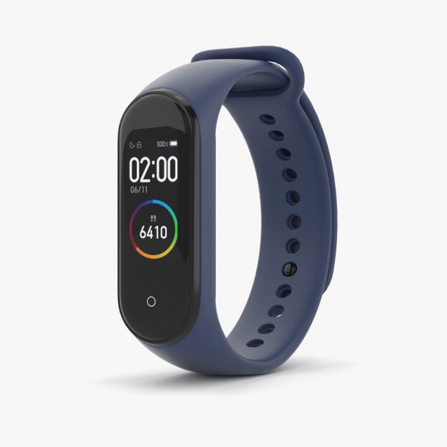 Margoun Silicone Band for Xiaomi Mi Band 3 and Mi Band 4 - Black