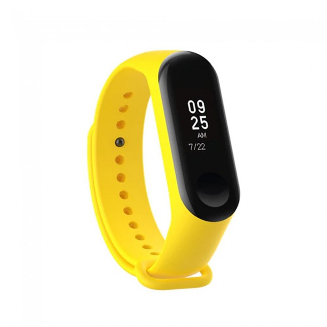 Margoun Silicone Band for Xiaomi Mi Band 3 and Mi Band 4 - Yellow