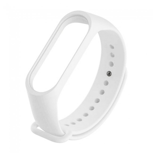 Margoun Silicone Band for Xiaomi Mi Band 3 and Mi Band 4 - White