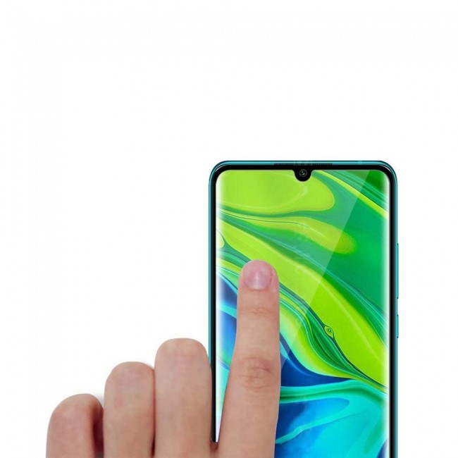 Xiaomi Mi CC9 Pro 3D Tempered Glass Grand Shieldz Margoun - Black Frame