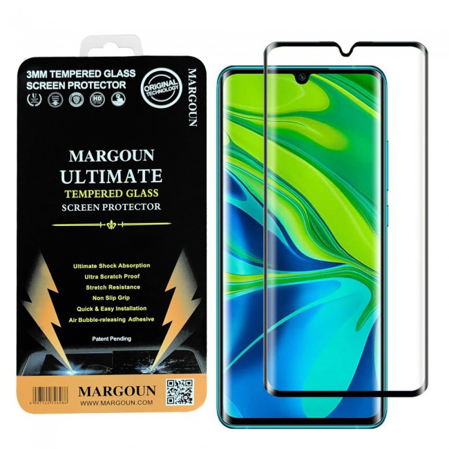 Xiaomi Mi CC9 Pro Tempered Glass 3D Ultimate Margoun - Black Frame