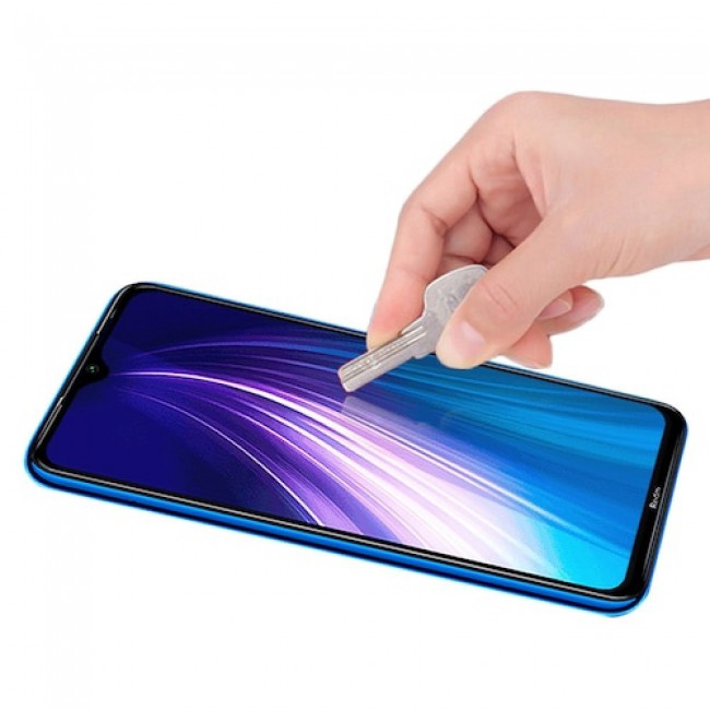 Xiaomi Redmi Note 8 Tempered Glass 3D Screen Protector Ultimate Margoun - Side Black