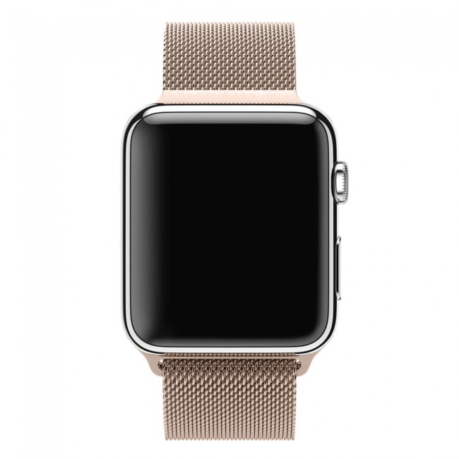 Apple Watch Band 42-44-45mm Milanese Loop Strap - 2-Pack Silver