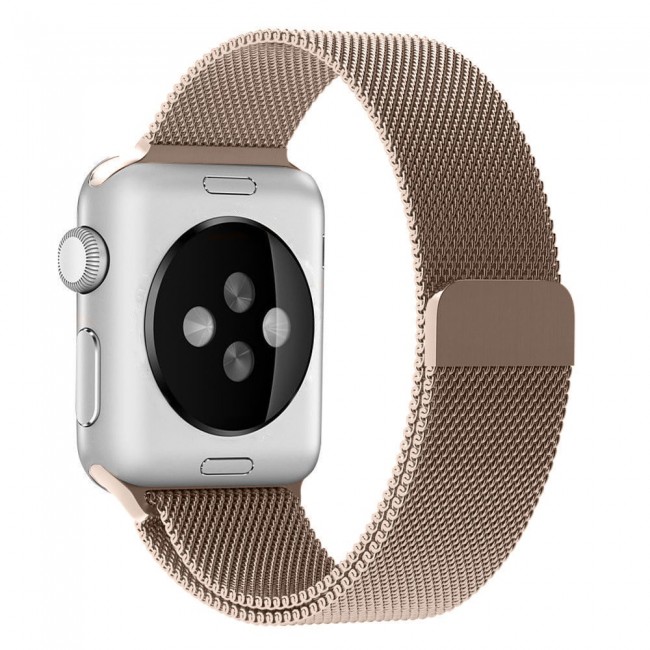 Apple Watch Band 42-44-45mm Milanese Loop Strap - 2-Pack Silver