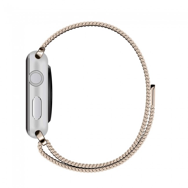 Apple Watch Band 42-44-45mm Milanese Loop Strap - 2-Pack Silver