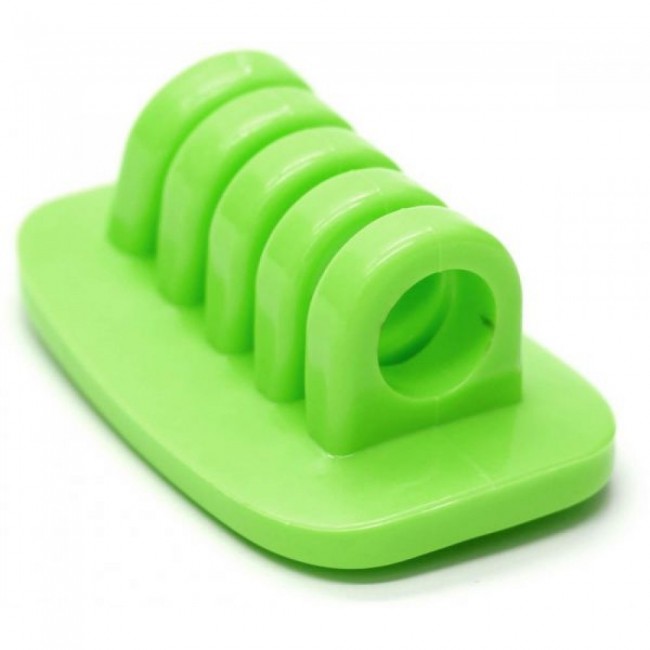 Cable Station Organizer for Phones and Other Electronics in Green