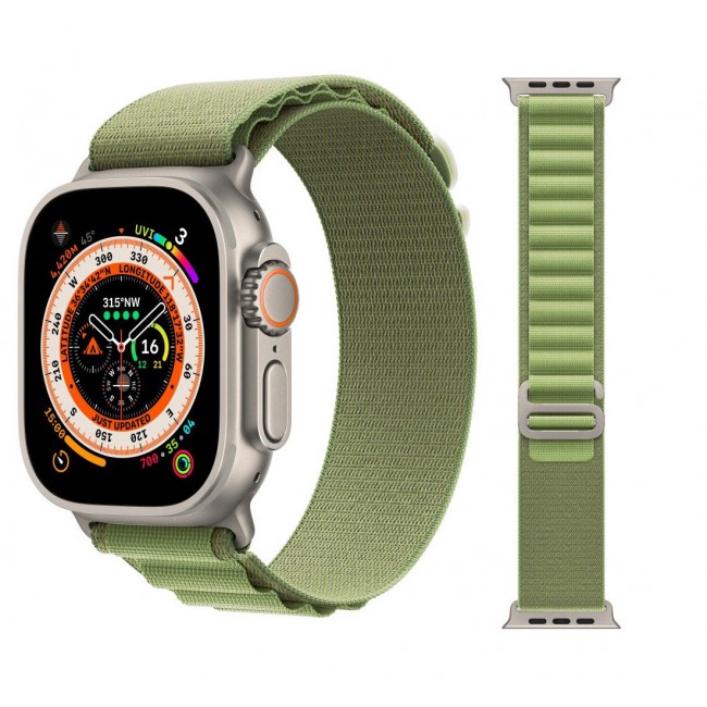 Apple Watch Alpine Loop Band 49mm/45mm/44mm Nylon Woven Sport Strap Compatible with iWatch Series 8/Ultra/7/SE/6/5/4/3/2/1 4Pack