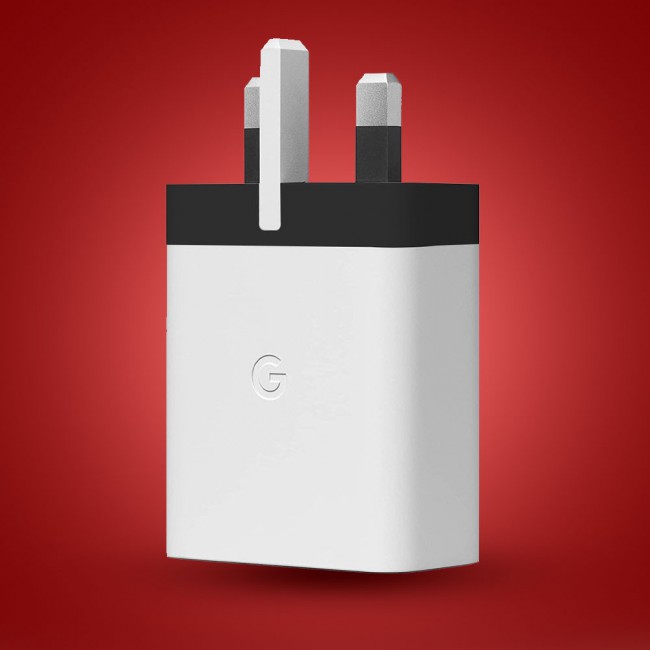 Google 30W USB C Fast Charger 3 Pins Charger/White