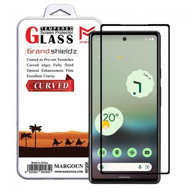 Google Pixel 6a Screen Protector Tempered Glass 3D Super Shieldz Margoun