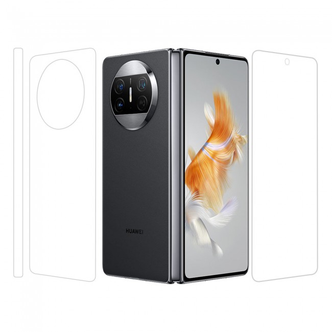 Huawei Mate X3 Screen Protector PET Hydrogel Film Flexible Front and Back Full Coverage Transparent TPU Touch Sensitive Film Margoun